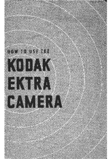 Kodak Ektra manual. Camera Instructions.